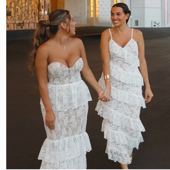 Jluxlabel FAIRYTALE ENDING LACE MAXI DRESS - Picture 5 of 6